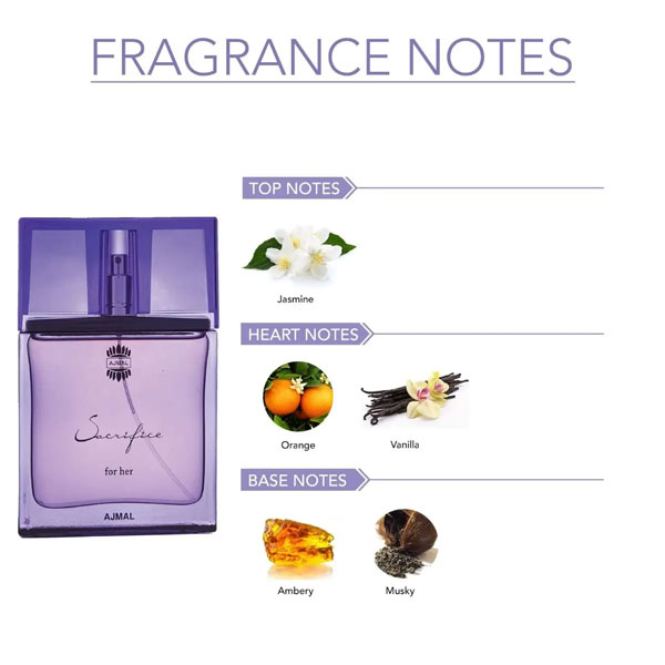 خرید عطر ادکلن ساکریفایس زنانه اجمل